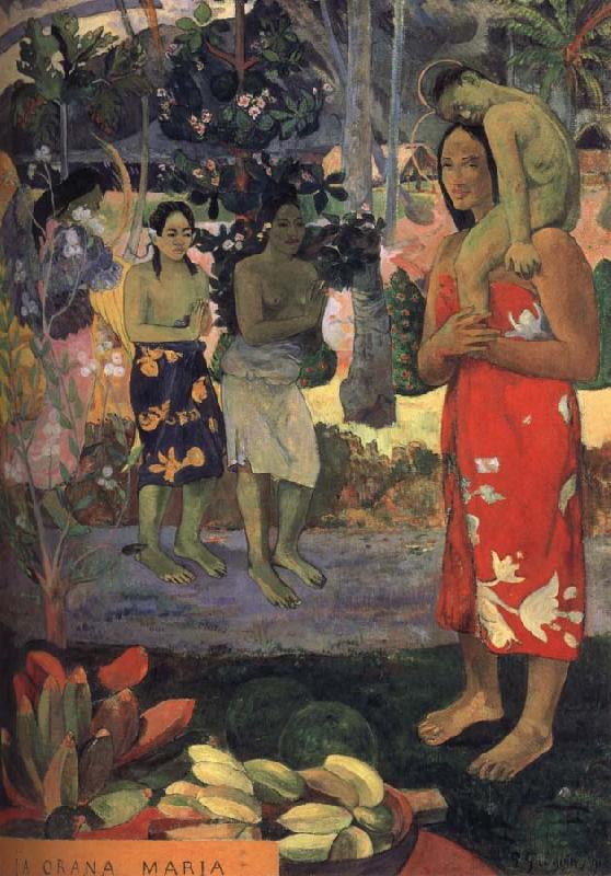 Paul Gauguin Maria visits